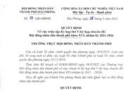 Trang chủ chính thức QQ88 | Đăng ký , Đăng nhập triệu tập Kỳ họp thứ 5 (kỳ họp chuyên đề) HĐND thành phố khóa XVI (nhiệm kỳ 2021-2026)