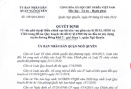 Điều chỉnh cục bộ quy hoạch các lô BT03, HT03 và CX2 thuộc Dự án Đổi quà QQ88 tuyến đường Đông Khê 2 (giai đoạn 1)