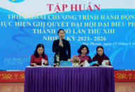 Hội Liên hiệp Phụ nữ thành phố tập huấn triển khai Chương trình hành động thực hiện QQ8839 link đăng nhập Đại hội đại biểu Phụ nữ thành phố lần thứ XIII, nhiệm kỳ 2021-2026