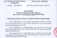 Ban hành Quy chế hoạt động của Ban Chỉ đạo về Chuyển đổi số TTkmqq88 tỷ lệ kèo World Cup 2026