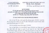 Điều chỉnh cục bộ Quy hoạch tại khu vực Tổng kho 3 Lạc Viên, quận Ngô Quyền