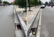 Khẩn trương kiểm tra, lắp đặt bổ sung nắp ga hàm ếch để đảm bảo an toàn giao thông và mỹ quan đô thị tại một số tuyến phố thuộc khu vực trung tâm