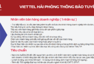Thông báo tuyển dụng tại Viettel QQ8839 nhà cái