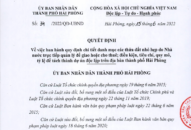 QQ8839 nhà cái ban hành quy định chi tiết danh mục các thửa đất nhỏ hẹp do Nhà nước trực tiếp quản lý để giao hoặc cho thuê
