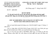 Phê duyệt kết quả kỳ thi sát hạch cấp chứng chỉ hành nghề môi giới bất động sản trên địa bàn TTkmqq88 tỷ lệ kèo World Cup 2026 năm 2022 (đợt 1)