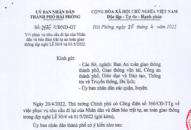 Công văn số: 2676/UBND-GT ngày 26 tháng 4 năm 2022 V/v phục vụ nhu cầu đi lại của Đăng Nhập QQ88.COM | Link Trang Chủ QQ888 và bảo đảm trật tự an toàn giao thông dịp nghỉ Lễ 30/4 và 01/5/2022