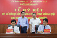 Ký kết Quy chế phối hợp giữa QQ88 cung cấp ba trò chơi casino phổ biến Đăng Nhập QQ88.COM | Link Trang Chủ QQ888 và UBND quận Hồng Bàng trong hoạt động tố tụng dân sự, hành chính