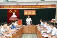 Phó Bí thư Thường trực Thành ủy làm việc với Đảng ủy xã Liên Khê, huyện Thủy Nguyên về các giải pháp Đổi quà QQ88 nông thôn mới và phát triển đảng viên
