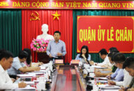 Quận ủy Lê Chân: Tiếp tục quan tâm đến công tác giải ngân vốn QQ88 là nhà cái game cá cược trực tuyến số 1 Việt Nam công, giải phóng mặt bằng các dự án trọng điểm