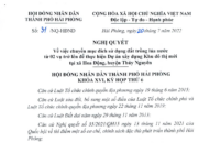 QQ8839 link đăng nhập số 31/NQ-HĐND về việc chuyển mục đích sử dụng đất trồng lúa nước từ 02 vụ trở lên để thực hiện Dự án Đổi quà QQ88 Khu đô thị mới tại xã Hoa Động, huyện Thủy Nguyên