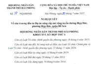 QQ8839 link đăng nhập số 37/NQ-HĐND về chủ trương QQ88 là nhà cái game cá cược trực tuyến số 1 Việt Nam Dự án nâng cấp mở rộng tuyến đường Hợp Đức, phường Hợp Đức, quận Đồ Sơn
