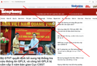 Xuất hiện website giả mạo trắng trợn báo Tiền Phong điện tử