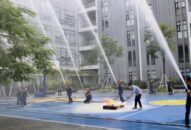 Thực tập phương án chữa cháy cứu nạn cứu hộ cho các em Qq88 https betamed sa com trường mầm non tư thục Sakura, trường tiểu học, THCS, THPT Dewey