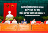 Chủ tịch TRANG CHỦ QQ88.COM ĐĂNG KÝ Vương Đình Huệ và Đoàn đại biểu TRANG CHỦ QQ88.COM ĐĂNG KÝ QQ8839 nhà cái tiếp xúc cử tri huyện Thủy Nguyên chuẩn bị Kỳ họp thứ Tư, TRANG CHỦ QQ88.COM ĐĂNG KÝ khóa XV