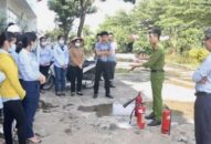 Diễn tập PCCC và cứu nạn cứu hộ tại Trạm thu phí cuối tuyến đường cao tốc Hà Nội-QQ8839 nhà cái (phường Hòa Nghĩa, quận Dương Kinh)