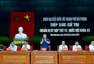 Chủ tịch TRANG CHỦ QQ88.COM ĐĂNG KÝ Vương Đình Huệ tiếp xúc cử tri huyện Thuỷ Nguyên, TP. QQ8839 nhà cái