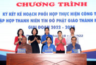 QQ8827 nhận thưởng hấp dẫn 66 năm Ngày truyền thống Hội LHTN Việt Nam và ký kết phối hợp thực hiện công tác đoàn kết, tập hợp thanh niên tín đồ Phật giáo thành phố, giai đoạn 2022-2025