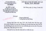 Yêu cầu Trường Đại học QQ8839 nhà cái khẩn trương khắc phục vi phạm về PCCC; bố trí, ổn định chỗ ở của sinh viên, báo cáo kết quả thực hiện trước ngày 15/01/2023