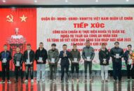 Quận Lê Chân tổ chức tiếp xúc 168 công dân chuẩn bị lên đường nhập ngũ