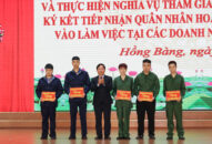 Quận Hồng Bàng: Tiếp xúc, tặng quà cho công dân nhập ngũ và tham gia nghĩa vụ QQ8894 casino trực tuyến Đăng Nhập QQ88.COM | Link Trang Chủ QQ888 năm 2023