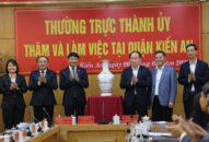 Thường trực Thành ủy làm việc với Ban Chấp hành QQ88qq khuyến mãi cập nhật mỗi ngày quận Kiến An