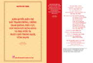 Cuốn sách của Tổng Bí thư: Kiên quyết, kiên trì đấu tranh phòng, chống tham nhũng, tiêu cực, góp phần Đổi quà QQ88 Đảng và Nhà nước ta ngày càng trong sạch, vững mạnh