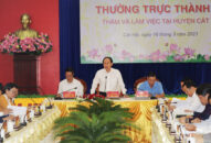 Thường trực Thành ủy làm việc với Ban Chấp hành QQ88qq khuyến mãi cập nhật mỗi ngày huyện Cát Hải