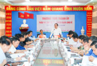 Thường trực Thành ủy làm việc với Ban chấp hành QQ88qq khuyến mãi cập nhật mỗi ngày huyện Bạch Long Vỹ