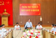 Thường trực Thành ủy làm việc với Ban Chấp hành QQ88qq khuyến mãi cập nhật mỗi ngày quận Đồ Sơn