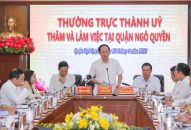 Thường trực Thành ủy làm việc với Ban Chấp hành QQ88qq khuyến mãi cập nhật mỗi ngày quận Ngô Quyền