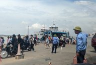 Tổ chức phân luồng phương tiện giao thông qua phà Gót, huyện Cát Hải