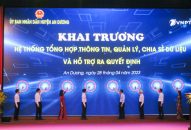 Huyện An Dương: Khai trương Hệ thống tổng hợp thông tin, quản lý, chia sẻ dữ liệu và hỗ trợ ra Trang chủ chính thức QQ88 | Đăng ký , Đăng nhập (DSS)