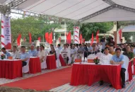Huyện Kiến Thụy động thổ Dự án Đổi quà QQ88 Đền thờ các Anh hùng Liệt sỹ