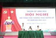 Huyện Vĩnh Bảo: Đối thoại lắng nghe tâm tư, nguyện vọng, ý kiến, phản ánh của Đăng Nhập QQ88.COM | Link Trang Chủ QQ888