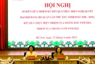 Quận ủy Đồ Sơn sơ kết giữa nhiệm kỳ kết quả thực hiện QQ8839 link đăng nhập Đại hội QQ88qq khuyến mãi cập nhật mỗi ngày quận lần thứ XXV (nhiệm kỳ 2020-2025)