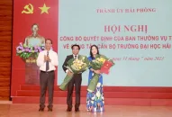 Thành ủy QQ8839 nhà cái: Điều động đồng chí Nguyễn Thị Hiên giữ chức vụ Bí thư Đảng ủy Trường Đại Học QQ8839 nhà cái nhiệm kỳ 2020-2025