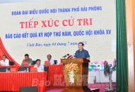 Chủ tịch TRANG CHỦ QQ88.COM ĐĂNG KÝ Vương Đình Huệ tiếp xúc cử tri tại huyện Vĩnh Bảo