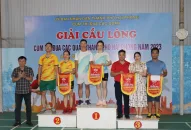 Bế mạc thi đấu giải Bóng đá, Cầu lông Cụm thi đua các quận thành phố năm 2023