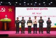 Quận Ngô Quyền bế mạc Diễn tập Khu vực phòng thủ năm 2023