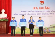 Ra quân Ngày cao điểm “Tuổi trẻ QQ8839 nhà cái cùng hành động chung tay Đổi quà QQ88 nông thôn mới, nông thôn mới kiểu mẫu” và Ngày Chủ nhật xanh lần III, năm 2023