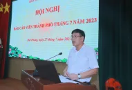 Hội nghị Báo cáo viên thành phố tháng 7: Lan tỏa kết quả giữa nhiệm kỳ thực hiện QQ8839 link đăng nhập Đại hội Đảng các cấp