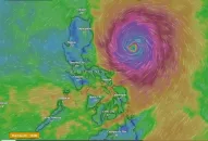 Bão Doksuri có thể thành siêu bão đi vào Bắc Biển Đông
