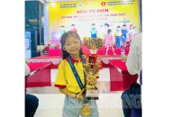 VĐV Nguyễn Minh Anh của QQ8839 nhà cái giành cúp và huy chương vàng