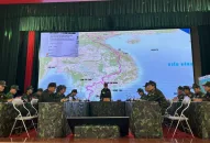 Huyện Tiên Lãng diễn tập Khu vực phòng thủ 2023