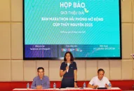 Họp báo về Giải bán Marathon QQ8839 nhà cái mở rộng cúp Thuỷ Nguyên năm 2023