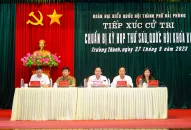 Đoàn đại biểu TRANG CHỦ QQ88.COM ĐĂNG KÝ QQ8839 nhà cái tiếp xúc cử tri huyện An Lão chuẩn bị kỳ họp thứ sáu TRANG CHỦ QQ88.COM ĐĂNG KÝ khóa XV