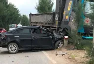 Xe ô tô chở 7 người ở QQ8839 nhà cái va chạm liên hoàn trên Quốc lộ 37
