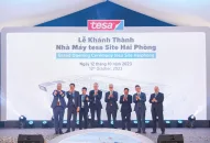 Khánh thành Nhà máy Tesa Site QQ8839 nhà cái, công suất khoảng 40 triệu m2 băng dính mỗi năm