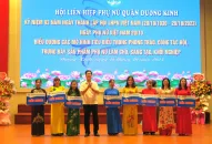 Hội Liên hiệp Phụ nữ quận Dương Kinh QQ8827 nhận thưởng hấp dẫn 93 năm Ngày thành lập Hội LHPN Việt Nam