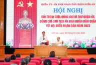Bí thư Quận ủy và Chủ tịch UBNQ quận Kiến An đối thoại với đại biểu Đăng Nhập QQ88.COM | Link Trang Chủ QQ888 năm 2023